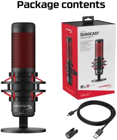 HyperX QuadCast (HX-MICQC-BK)