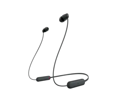 Wireless Headphone/ Sony/ Sony WI-C100 Wireless In-Ear Earphones Black (WIC100B.E) Wireless Headphone/ Sony/ Sony WI-C100 Wireless In-Ear Earphones Black (WIC100B.E)