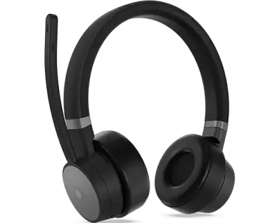 Lenovo Go Wireless ANC Headset with Charging stand - Thunder Black