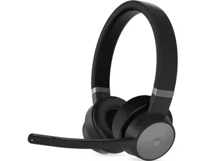 Lenovo Go Wireless ANC Headset with Charging stand - Thunder Black
