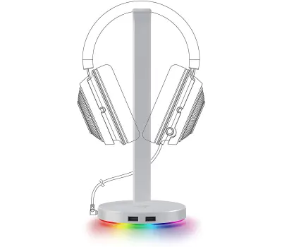 Razer Base Station V2 Chroma Headset Stand with USB Hub and