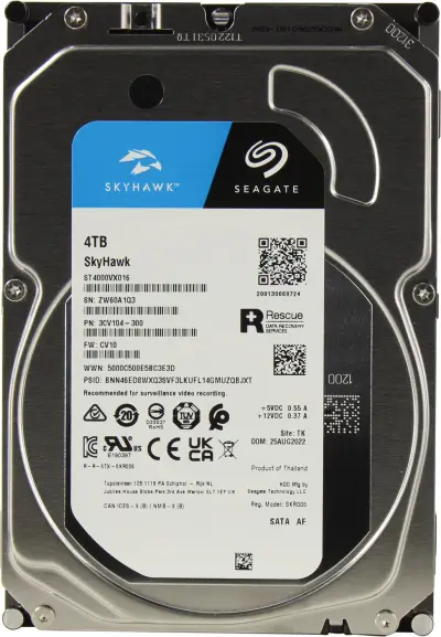 Seagate SkyHawk Surveillance 4TB (ST4000VX016)