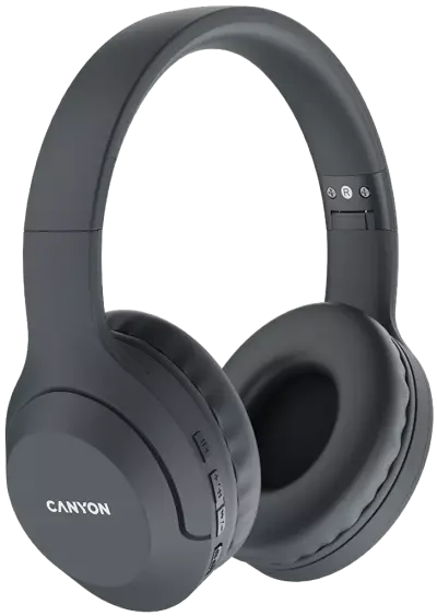 Wireless Headphone/ Canyon BTHS-3 Bluetooth headset with microphone Dark grey Wireless Headphone/ Canyon BTHS-3 Bluetooth headset with microphone Dark grey