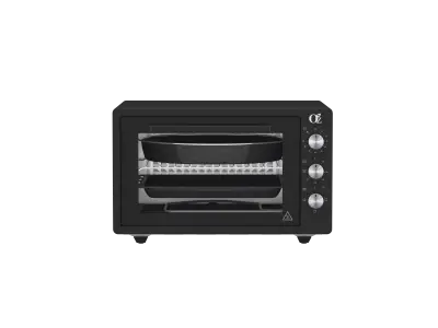 Oven/ OZ / OZ4232AA BLACK / 42 Lt, Midi Oven / 1 Square Tray + 1 Round Tray + Wire Grid Oven/ OZ / OZ4232AA BLACK / 42 Lt, Midi Oven / 1 Square Tray + 1 Round Tray + Wire Grid