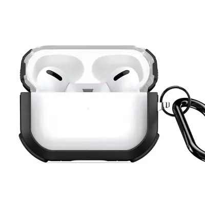 Mobile Accessory Other/ for Apple AirPods Pro (2nd gen) DUX DUCIS PECD Series Earphones Case Shockproof Protection Cover with Keychain - Black