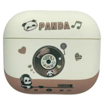 Mobile Accessory Other/ For Apple AirPods Pro Earphone Protector TPU Earphone Case Lovely Panda Earphone Shell - White