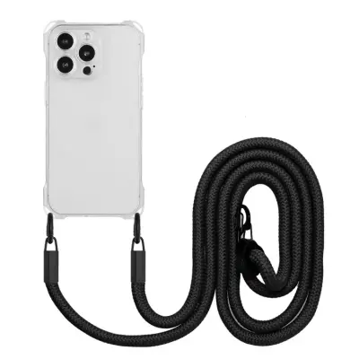 For iPhone 15 Pro Cell Phone Back Cover Four Corners Anti-drop - Main Image