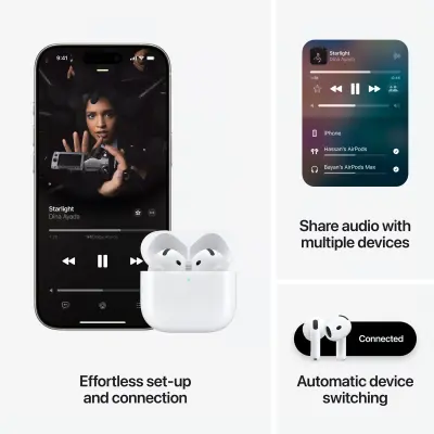Apple AirPods 4 With A.N.C. (MXP93ZE/A)