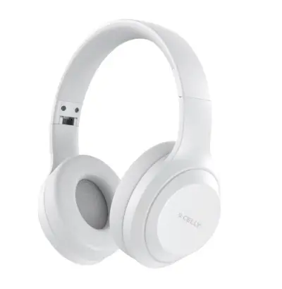 Wireless Headphone/ Celly WAVEBEAT Wireless Headphone White Wireless Headphone/ Celly WAVEBEAT Wireless Headphone White