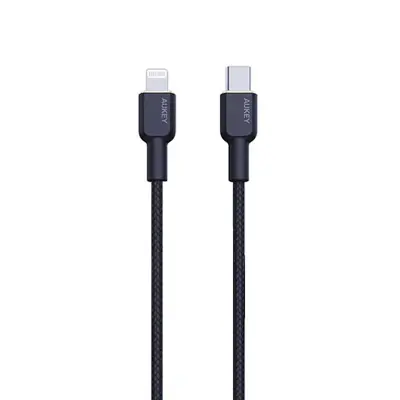 iOS/ Lightning / Aukey CB-KCL1 27W PD USB-C to Lightning Cable 1M Black