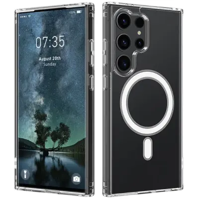 Mobile Phone Case/ For Samsung Galaxy S25 Ultra Case PC+TPU+PET Matte Anti-Drop Phone Back Cover - Black Mobile Phone Case/ For Samsung Galaxy S25 Ultra Case PC+TPU+PET Matte Anti-Drop Phone Back Cover - Black