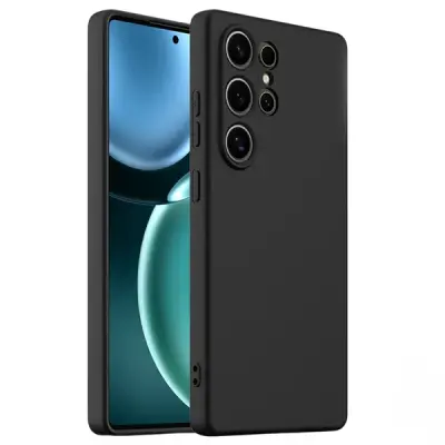 Mobile Phone Case/ For Samsung Galaxy S25 Ultra Case Compatible with MagSafe Liquid Silicone Phone Cover with Lanyard - Black Mobile Phone Case/ For Samsung Galaxy S25 Ultra Case Compatible with MagSafe Liquid Silicone Phone Cover with Lanyard - Black