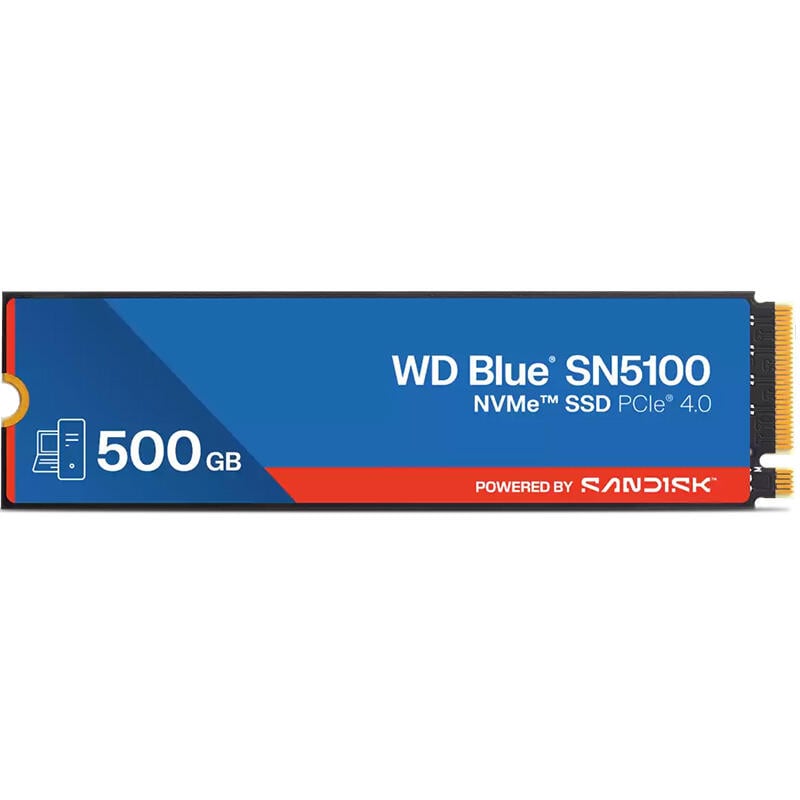 PC Components/ SSD/ SSD PCIE G4 M.2 NVME 500GB BLU SN5100 WDS500G5B1E WD