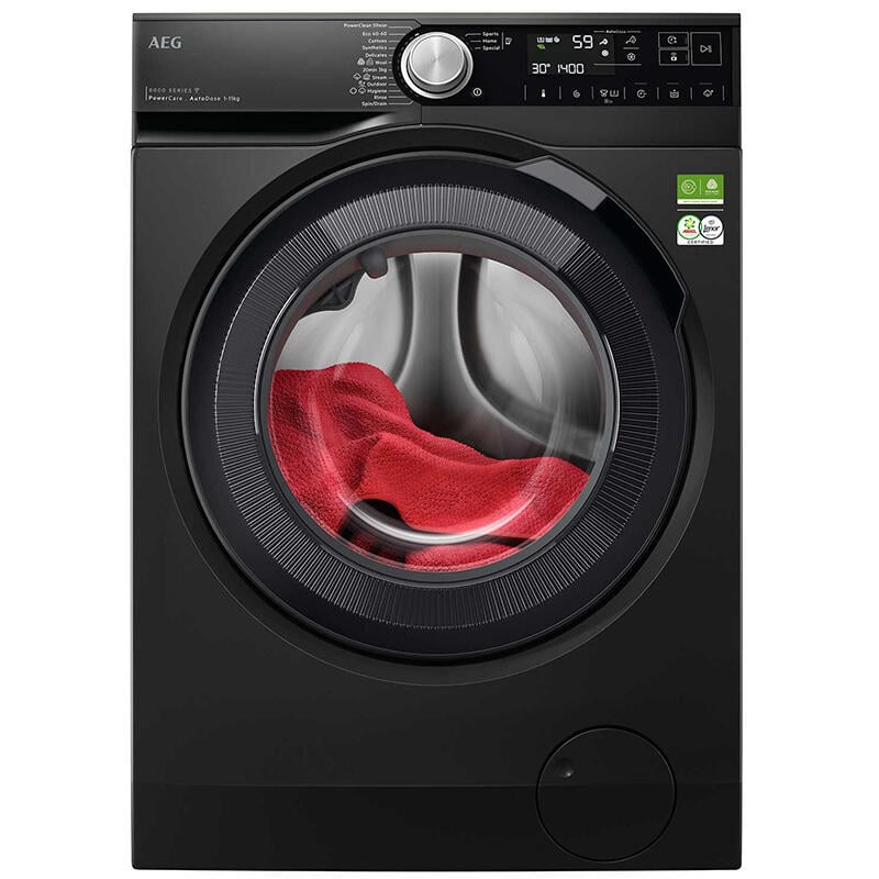 Washing Machine/ LFR8506QE 11 KG 1600 RPM 84.7x63.6x59.7 Inverter Rotary Knob Autodispenser LED Touch Display Dark Silver