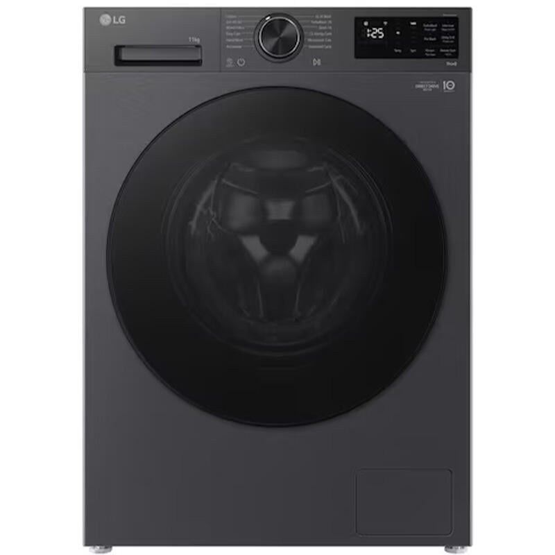 Washing Machine/ F2X5FYNY6.AEBQME3 9 KG 85x60x46 1200 RPM Inverter Rotary Knob Add Wash LED Touch Display Black Tint door Matt Black