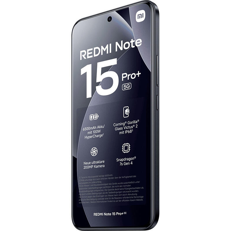 Xiaomi Redmi Note 15 Pro + 5G 8GB/256GB NFC - Black