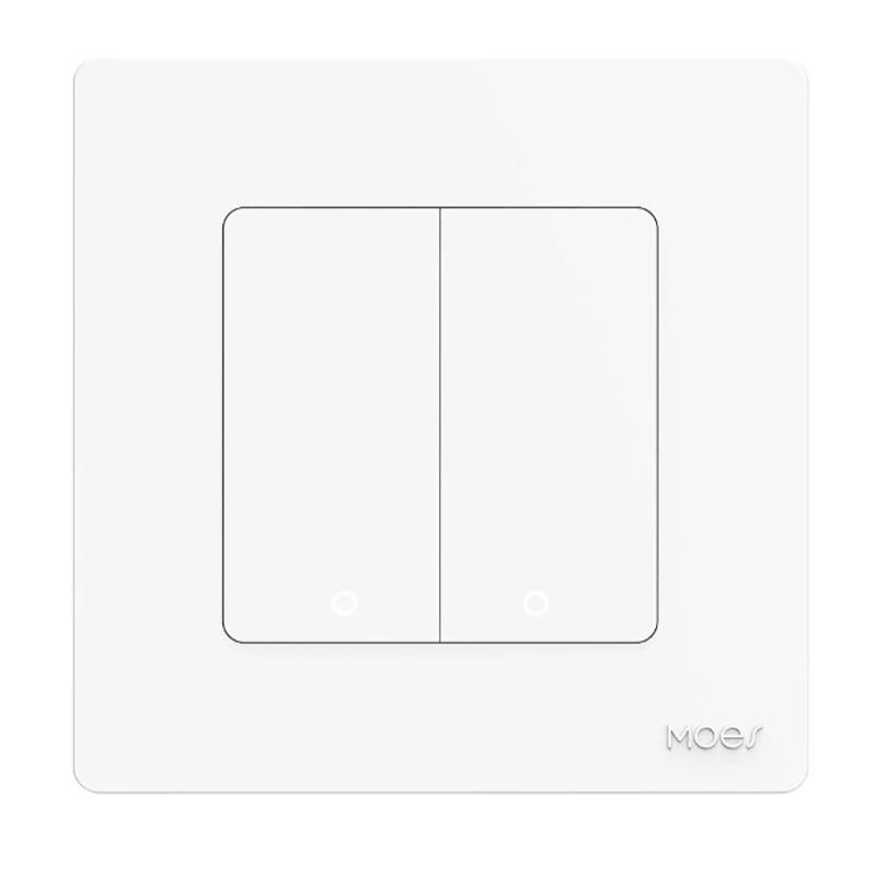 MOES Star Ring 2nd Generation Smart Single Pole 3 Way WIFI Switch WS-SR-EU2-L-WH-MS