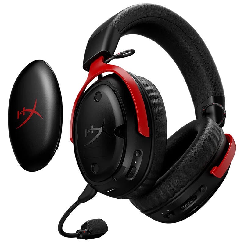 HyperX Cloud III Gaming Headset （Red） HyperX Cloud III S Wireless - Gaming Headset Black-Red