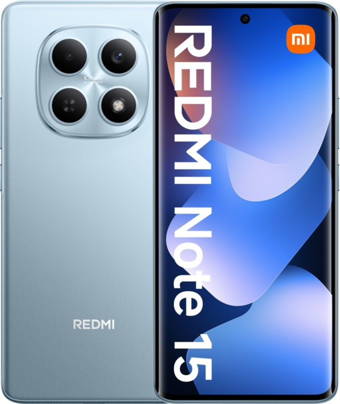 未開封Redmi Note 15 Glacier Blue 6GB/128GB Redmi Note 15 4G Dual SIM Glacier Blue 128GB and 6GB RAM